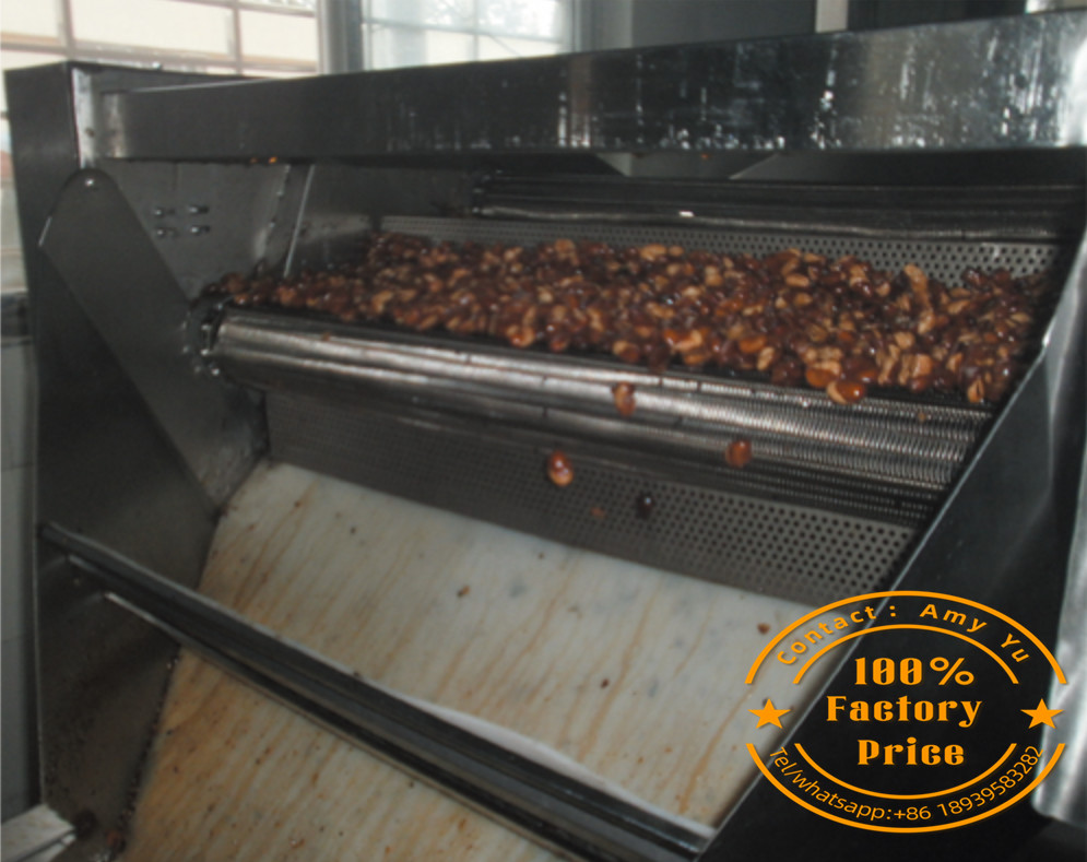 Full Automatic Continuous Deep Fryer 200L Double Fryer Machine