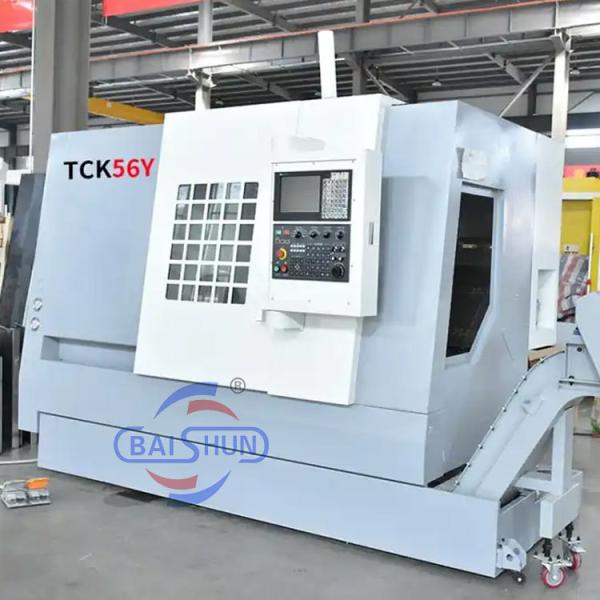 TCK40 Slant Bed Cnc Turning Centers Metal Machining Center Lathe