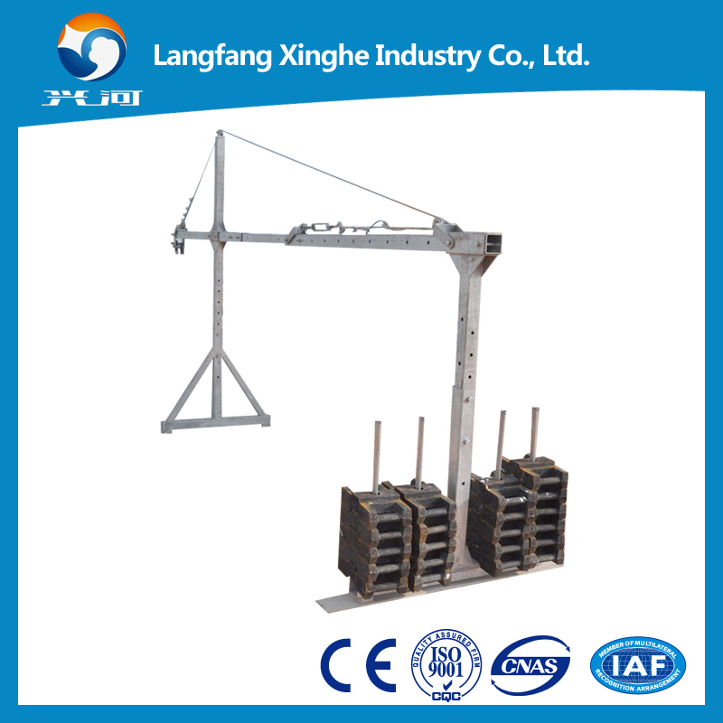 Curtain wall cleaning gondola , window cleaning cradle , facade cleaning suspended platform , roof scaffolding