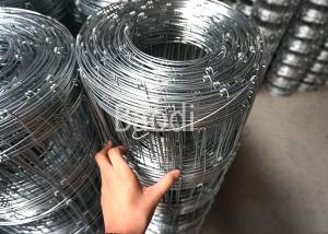 China Galvanized Metal Wire Woven Field Fence Rolls 6&quot; Mesh Hole Space Agricultural Fencing wholesale