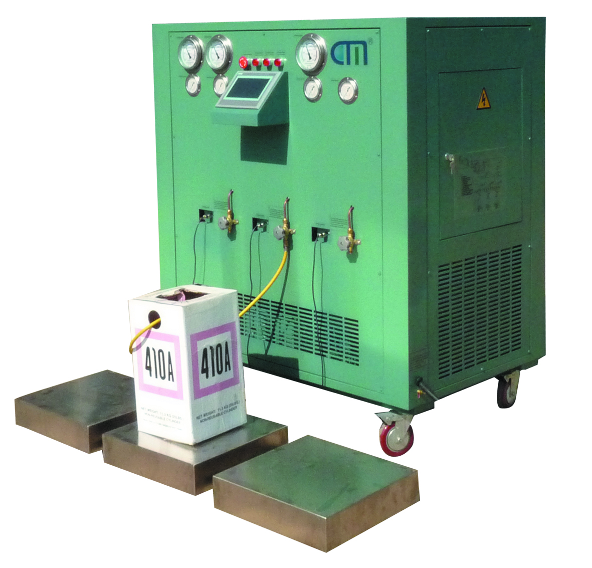 A/C Freon Refrigerant Split Charging Filling Machine R134a R404a Gas Recovery Recharge Machine