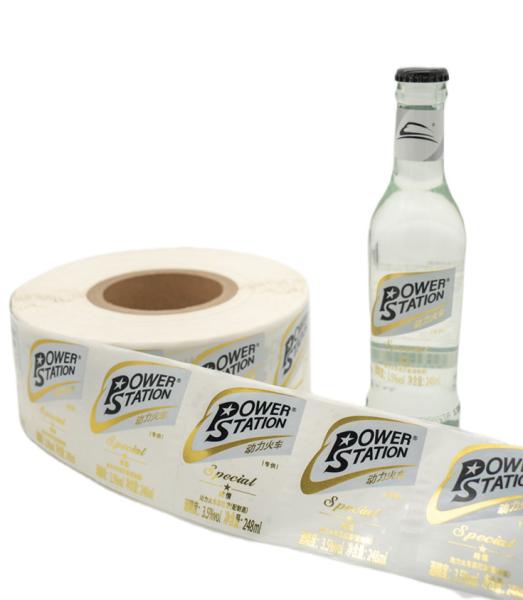 Quality Wine Alcoholic Drink Bottle Labels Self Adhesive Label Water Bottle Stickers Printing Sticker for sale