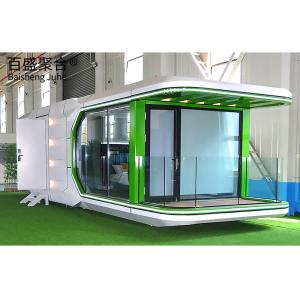 China Customized Color Space Capsule House Eco Friendly Advantage with Balcony Upgrade wholesale