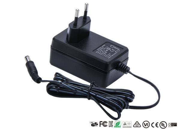 Quality 50hz - 60hz Universal Power Adapter 12V 2A 2000mA Two Round Pin EU Plug 24w Ac Dc for sale