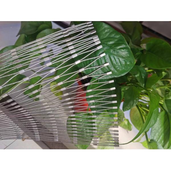 Flyover Protection Balustrade Cable Mesh 3.0mm Wire Customized