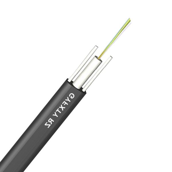 1000N Outdoor GYFXTY Flat Fiber Optic Cable 8 Core 12 Core