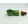 Buy cheap Spinach Color Green Cupcake Wrappers , Disposable Cupcake Baking Cups Muffin from wholesalers