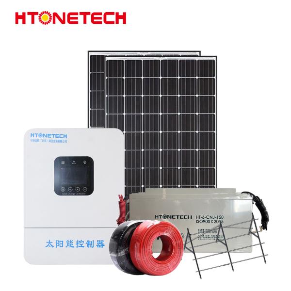 10039W Off Grid Solar Power Systems MPPT 375wp Panel For Water