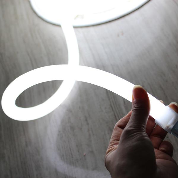 360 degree round led neon flex 16mm mini rope light 12V white color neonflex rope strip