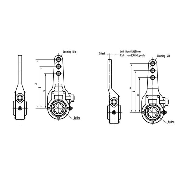 TS16949 Certificate Casting 2760 Automatic Slack Adjuster 79258