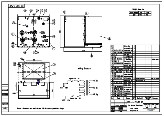 Single Phase Pad Mounted Transformer Oil-immersed Distribution 25kva 12.47KV Outdoor Combined Box-type