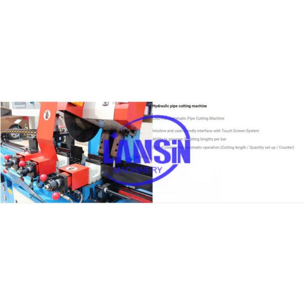 Automatic SS Pipe Cutting Machine 380V 90W CNC Tube Cutter