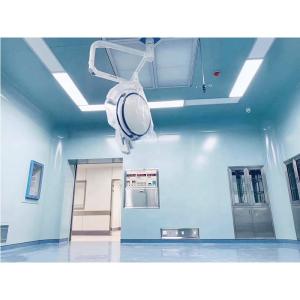 China PVC Steel Laminar Flow Modular Operating Room 42db With Surgery Shadowless Lamp wholesale