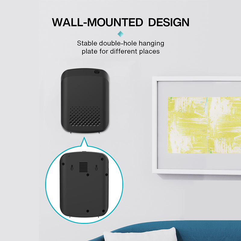 1000CBM Nano Atomization Large Coverage Aroma Diffuser 400ML Large Capacity Wall-mounted Essential Oil Diffuser With Bluetooth