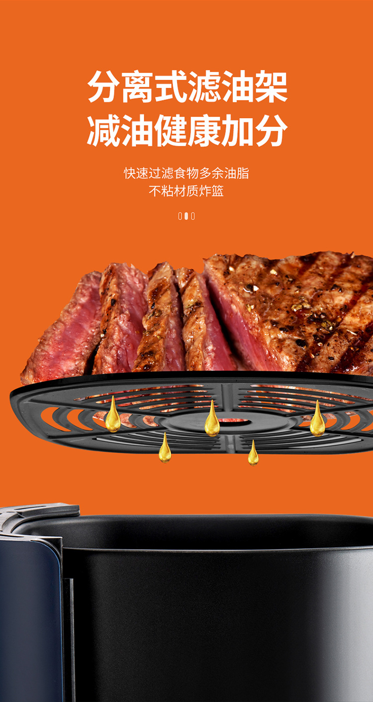 Convenient 6L Capacity Touch Panel Digital Air Fryer for Versatile Cooking
