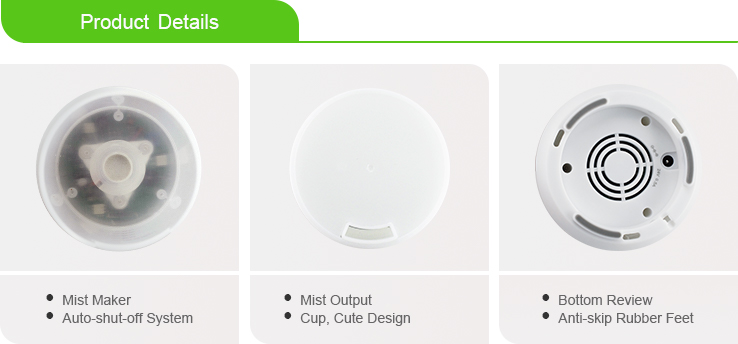 Ultrasonic 100ml Home Fragrance Diffuser Ultrasonic Air Humidifier