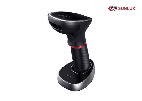 Quality 640 × 480 Pixels Bluetooth Laser Barcode Scanner / Vertical Charging Scanner for sale