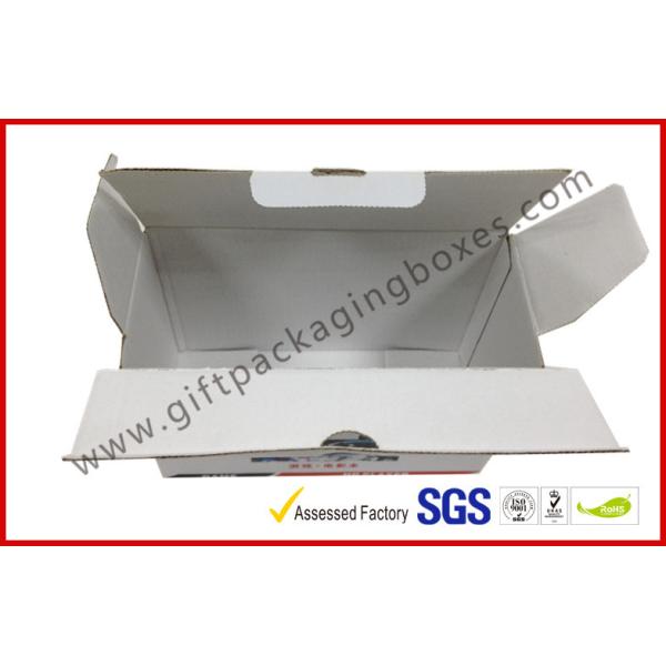 Foldable 350g C1S corrugated cardboard boxes 3 Layers Flat Cartons