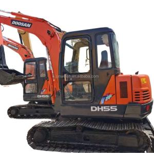 China Korea Used Mini Excavator Doosan DH55 5ton Hydraulic Crawler Excavator for Sale wholesale