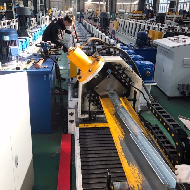 High Speed 75m/Min Furring Channel Roll Forming Machine With Siemens Motor