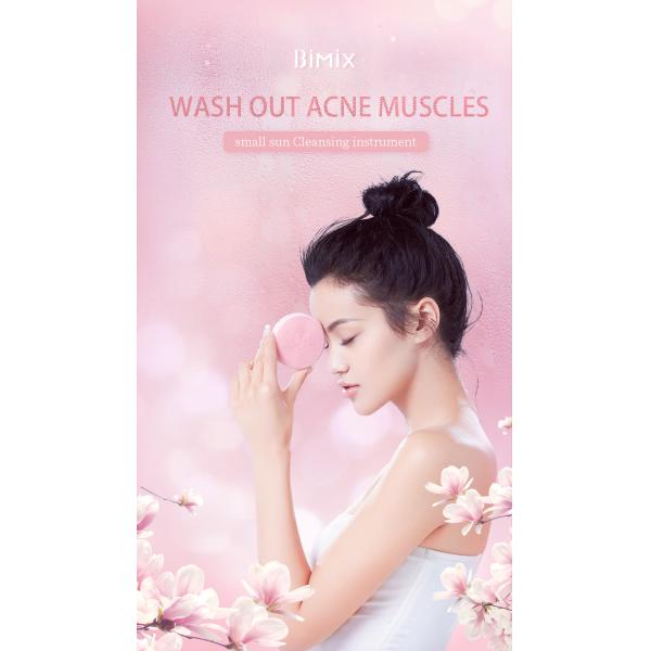 Nutrition Absorption EMS Microcurrent Silicone Face Cleansing Brush