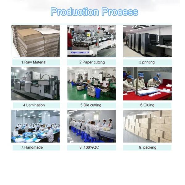 FSC Eyeshadow Packaging Boxes Cosmetic Packing Box With Mirror
