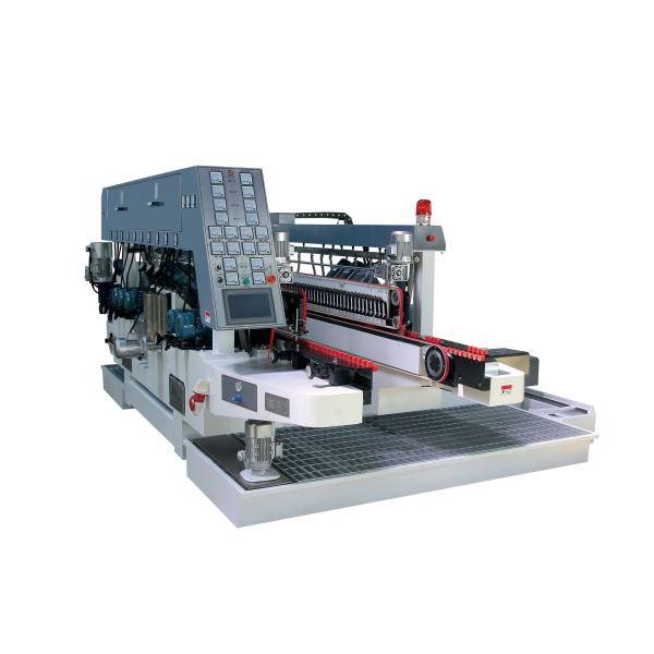 High Efficiency 45 Degree Glass Double Edger Polishing Machine CE Certification
