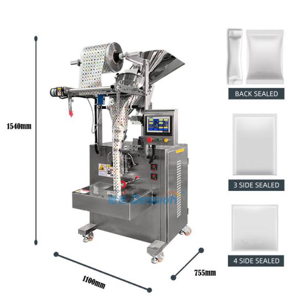 Multi Function 1.2KVA Automatic Powder Packaging Machine For Instant Coffee Salt