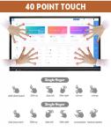 Team Meetings Interactive Flat Panel Display Android Windows Dual System Remote