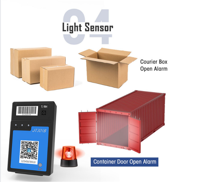 Temperature Humidity Monitoring Lock GPS Tracker 4G Portable Magnet Installation