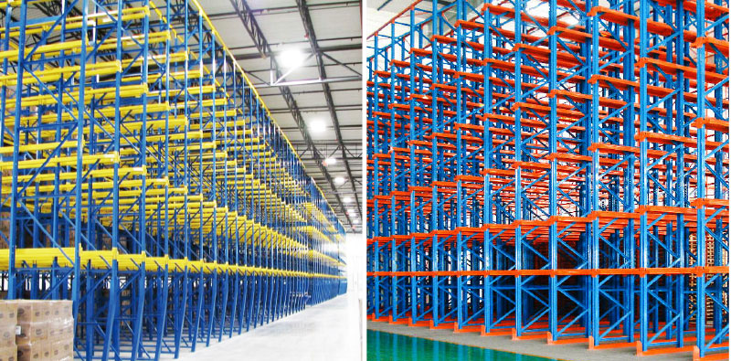 Drive Through Rack Heavy Duty Pallet Rack Warehouse Storage Racking