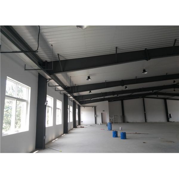 Construction design large span color coated Philippines light steel structure industrial workshop