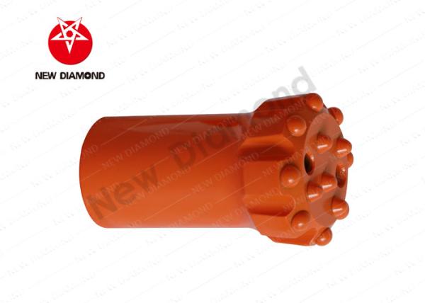 Quality Professional T45 DTH Small Rock Drill Bits , Earthworks Tapered Button Bits for sale