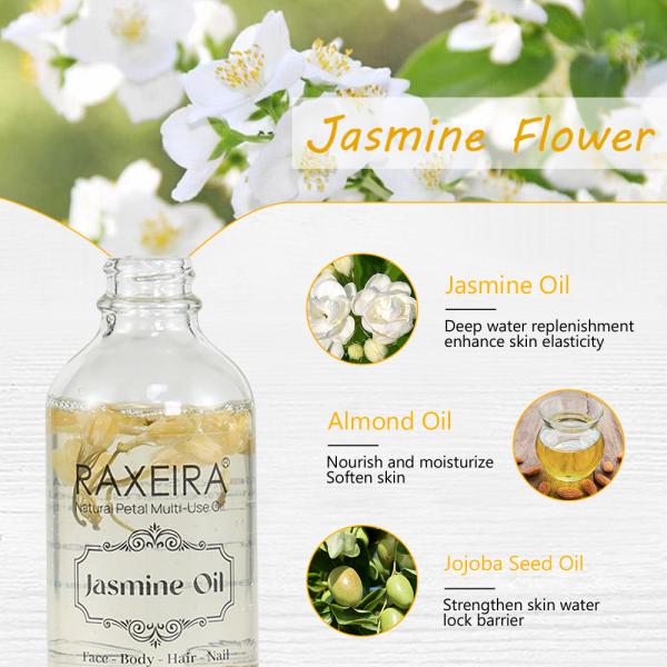 Jasmine Sweet Almond Oil Moisturizer For Dry Skin, Scalp And Nails