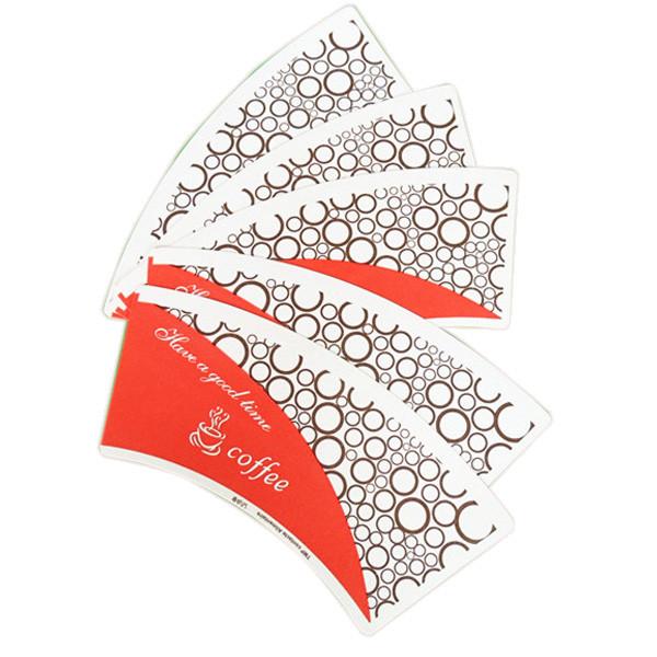Quality biodegradable 7oz printed paper cup fan  in sheet for sale