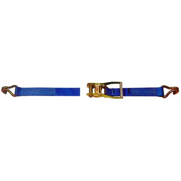 Load Securing Ratchet Load Straps , Tire Tie Down Strap 5000/ 10000 daN 75mm