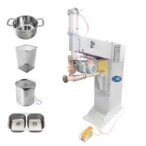 Linear Longitudinal Circular Air Duct Stitch Welder Machine for Straight Seam Seaming