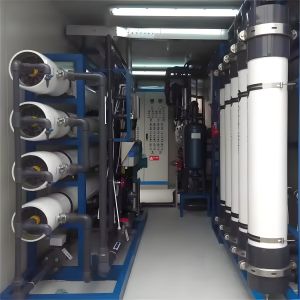 99% Salt Rejection Containerized Reverse Osmosis System 100 - 1000m3 Capacity