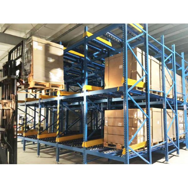Gravity racking Pallet flow rack