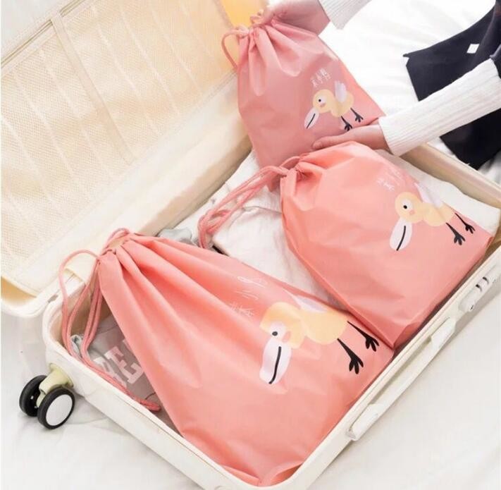 Polyester fabric drawstring bag /advertising pull rope backpack cloth bag /nylon shoulder pocket customization BAGEASE