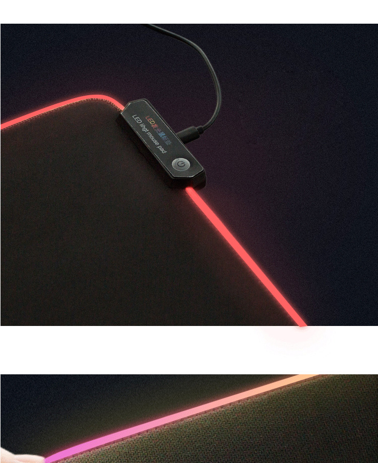 Professional LED RGB Extended Mouse Mat Various Size Available
