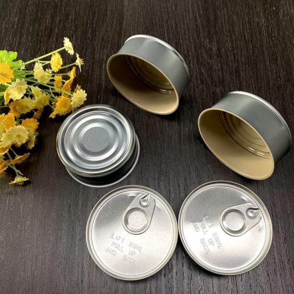 Quality 50g D65x27mm Tinplate Container For Weed Packaging With Lids And labels Customized for sale