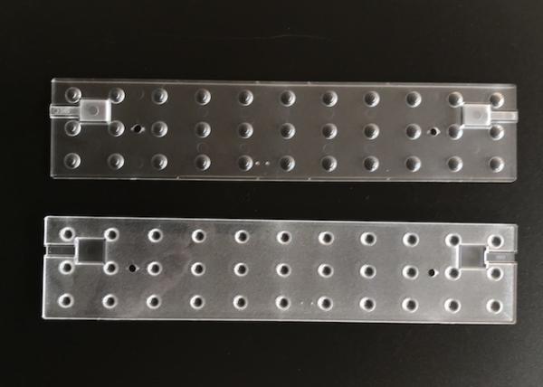 Quality 91% Transmittance SMD2835 SMD5630 Linear Array Lens 60 Degree for sale