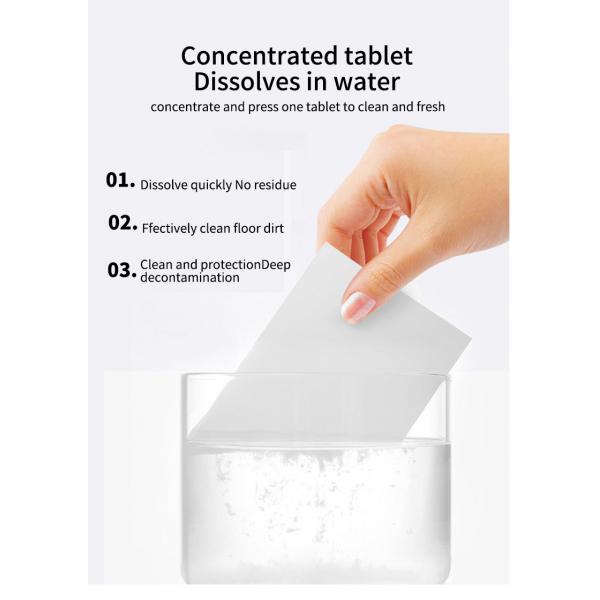 Portable Disposable Floor Cleaning Sheet Customizable Quick Dissolving