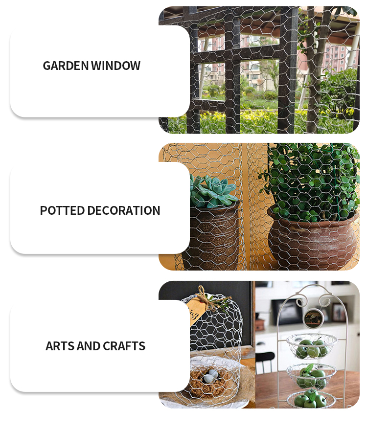 Factory Sale Various Diamond wire mesh hexagonal wire mesh for chicken and pets