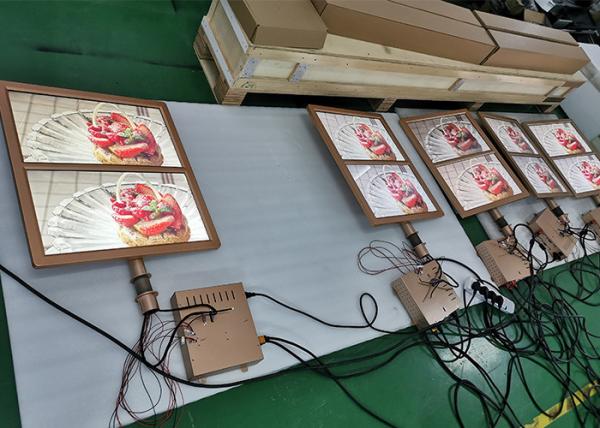 Customized design LCD MONITOR golden color frame for casion table casion trend