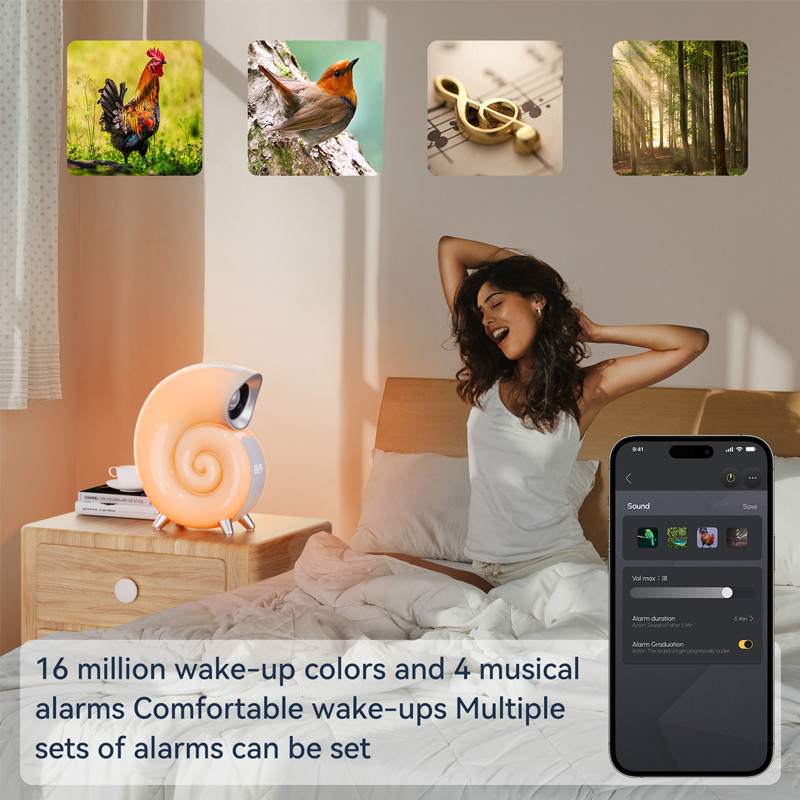 G Lamp Conch Music Lamp Light and Bluetooth G Speaker Lamp with Adjustable Sound Volume