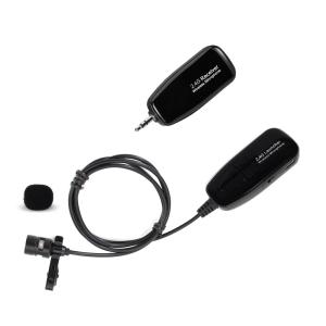China Mini Wireless Lapel Microphone Lavalier Collar Clip Microphone Portable Stereo Condenser Mic For Home Amplifier Speak wholesale