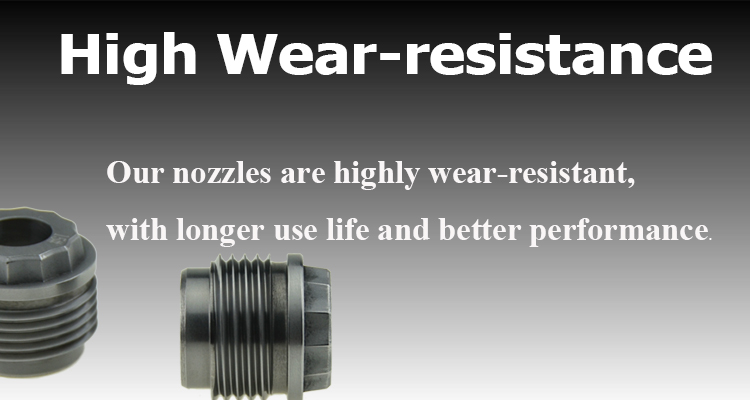 YG8 Tungsten Carbide Oil Spray Nozzle 7.14mm Pore Diameter