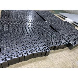Grade 6063 Aluminum Fabrication Services Cut CNC Drilled Brushed Anodized